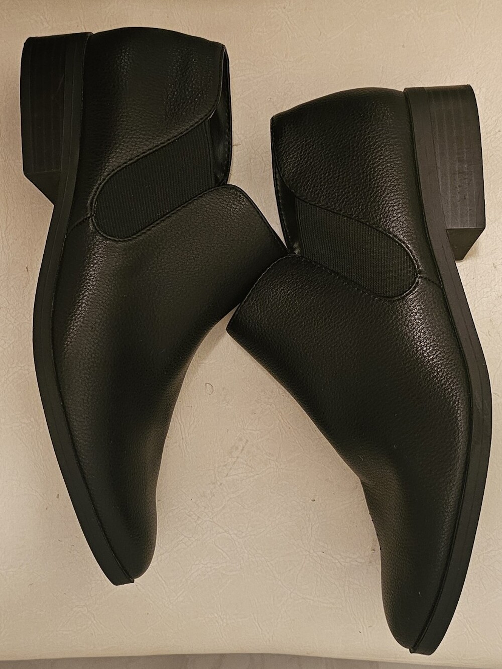 Kensie Sammy Women's Ankle Boots Stretch Comfort Black Booties Size 9 EUC